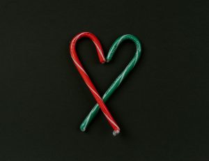 red and green candy canes